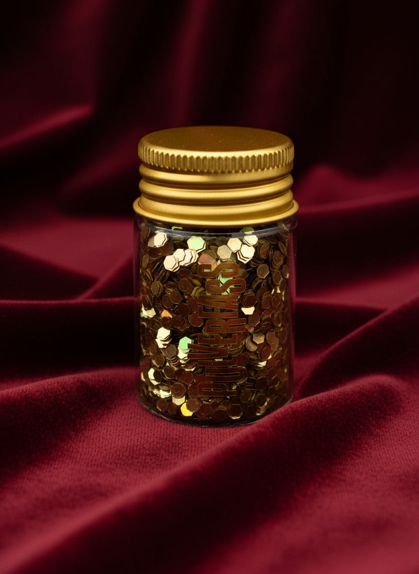 Séparée147 Glitter – Biologisch abbaubarer Bodyglitter | 4 Farben | je 2 Größen | Pulverfass Edition