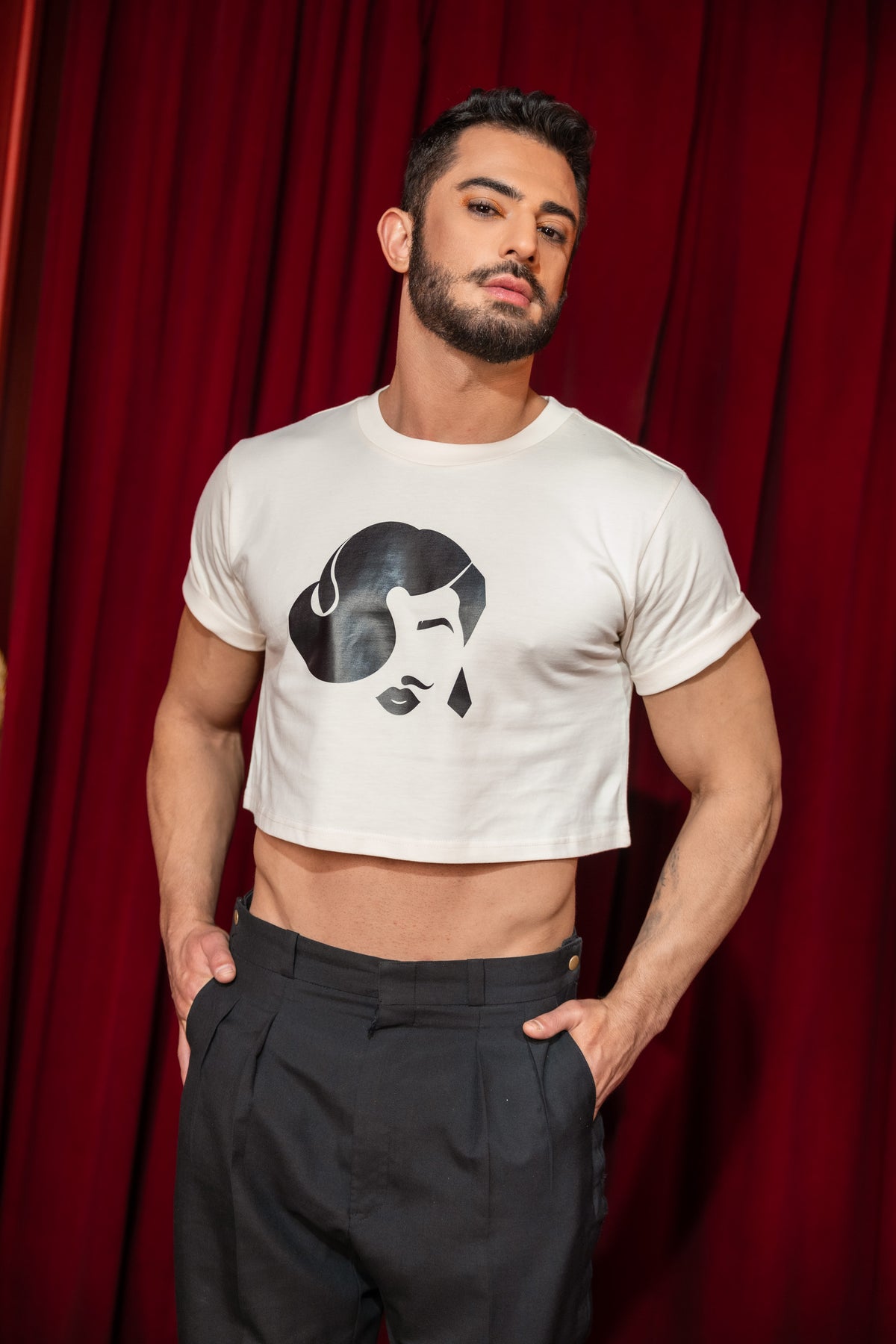 Crop Tee — Pulverfass Iconic
